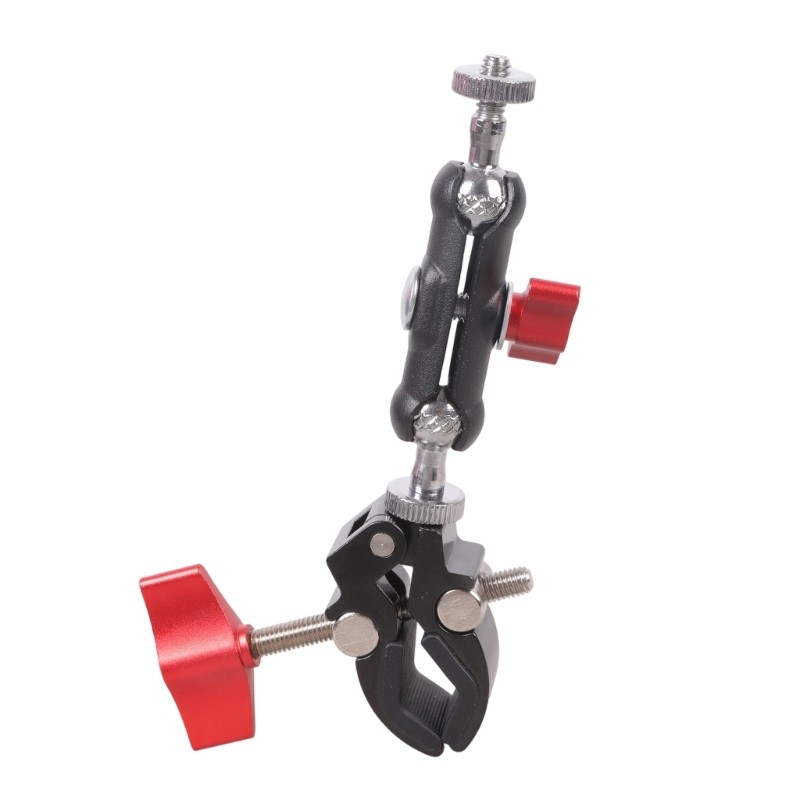 1/4inch Threaded Ball Head Joint Base Double Socket Arm Extension Arm Motorcycle