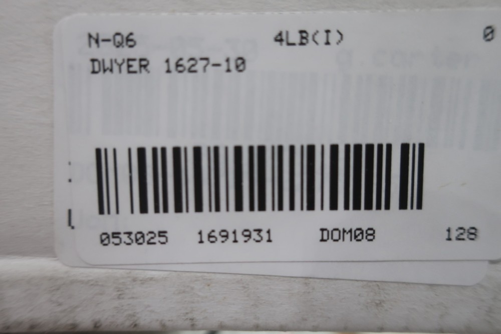 Dwyer 1627-10 Pressure Switch