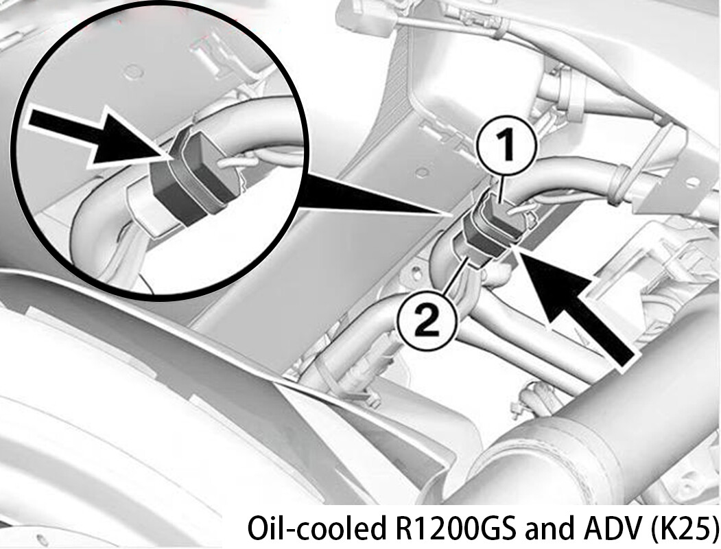 For BMW Motorrad Motorcycle Gps Repair Connector 83300413585/611656 12V 3 Pole