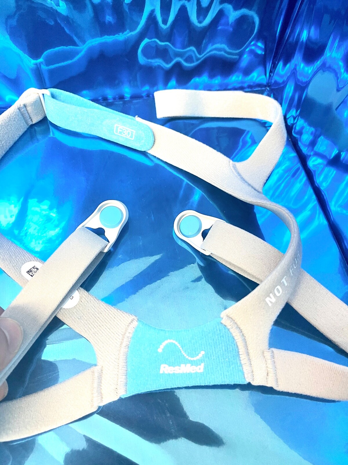 New Original ResMed AirFit F30 HEADGEAR with Clips Replacement 64161 STANDARD