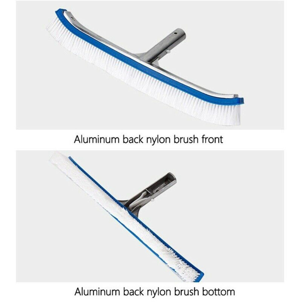 Professional-Grade Pool Brush - 18" Universal Fit, Durable & Lightweight