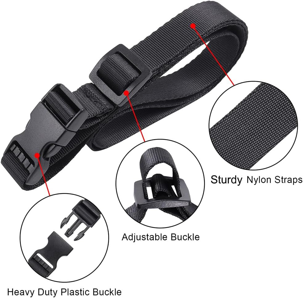 Utility Straps Quick Release Nylon Backpack Accessory Bag Strap,Adjustable for H