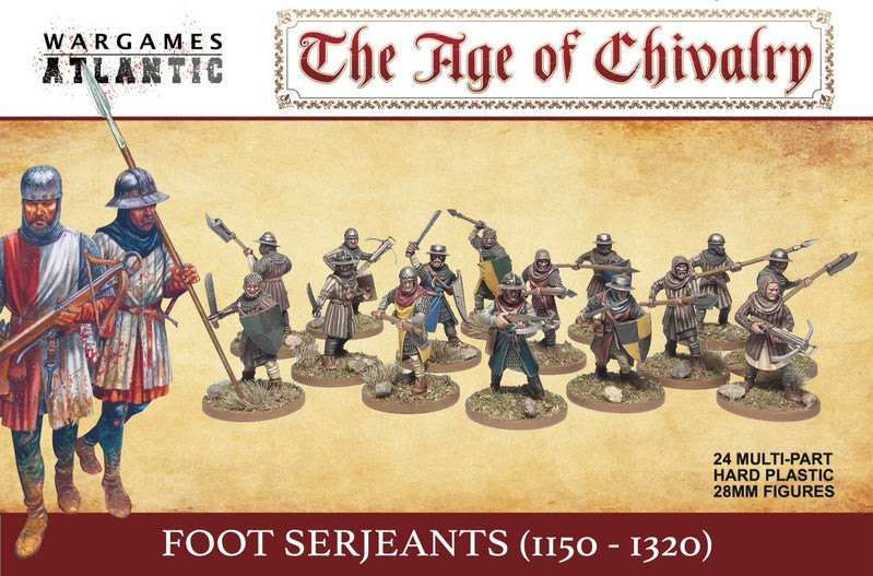 The Age of Chivalry: Foot Serjeants (1100-1320) by Wargames Atlantic