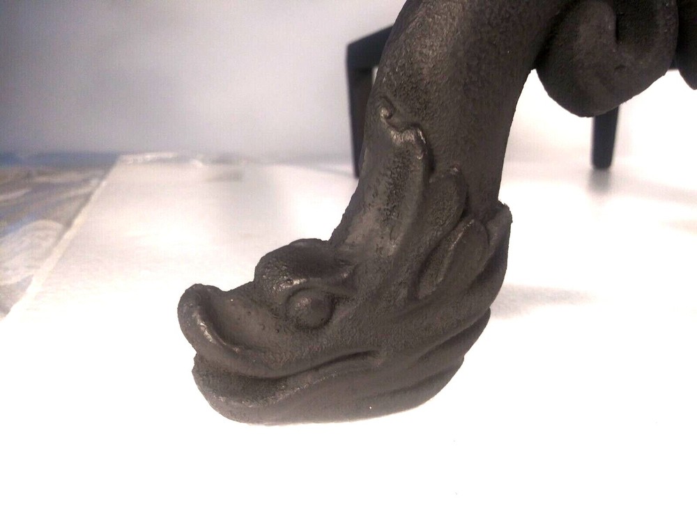 Dolphin Cast Iron Andirons Unusual