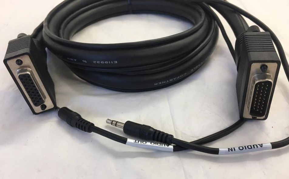 Marvel Copartner Computer Cable AWM 2919 VGA Audio in/out