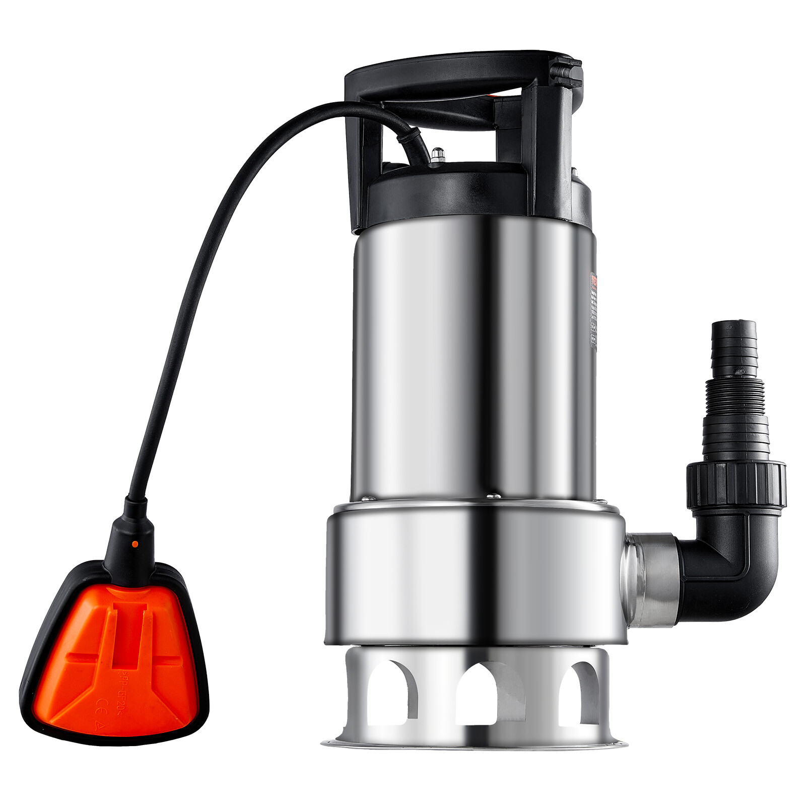 VEVOR 1HP Submersible Sump Pump 4020GPH 30FT Stainless Steel Automatic Switch