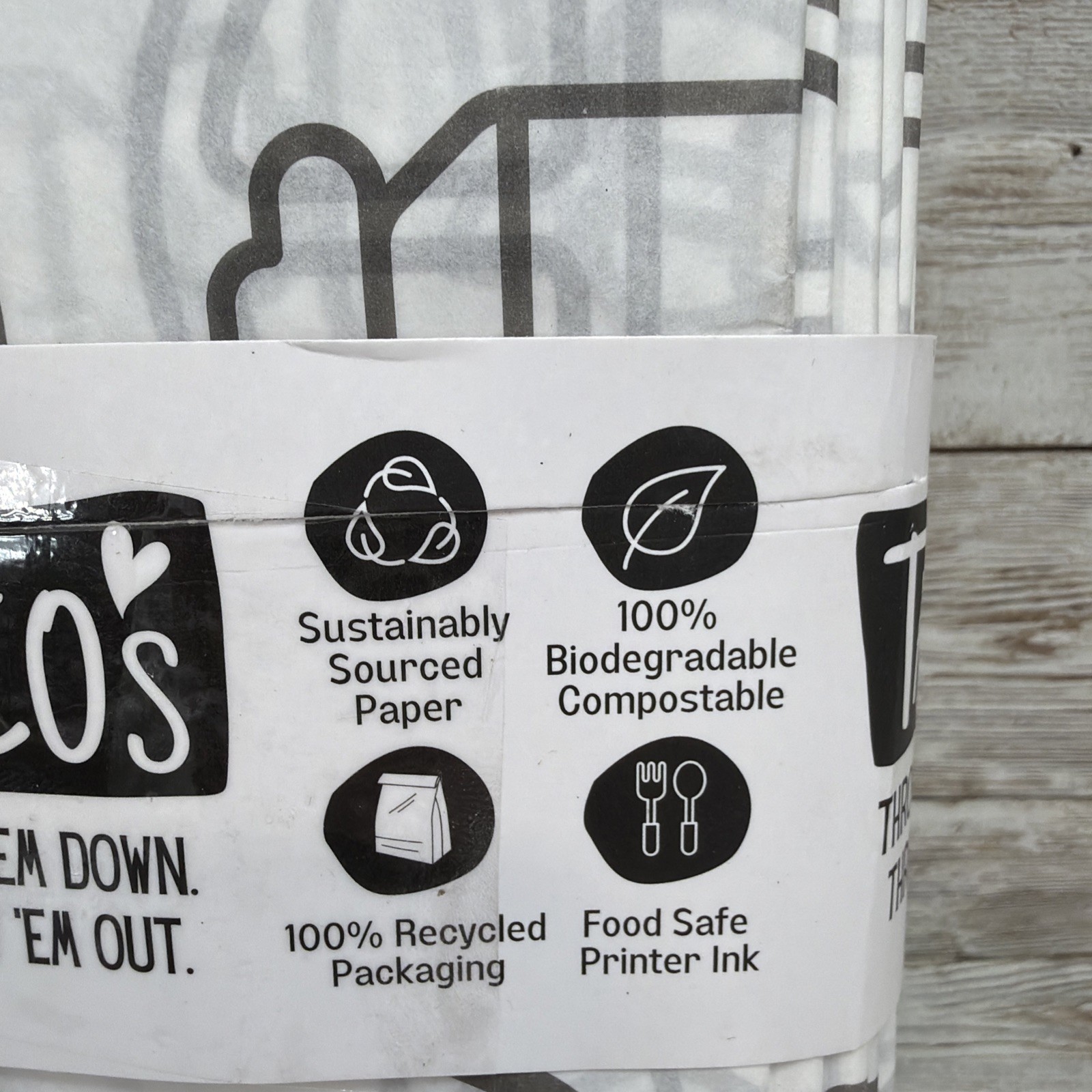 THEO'S Disposable Splat Mats *30 Pack* Biodegradable + Compostable Size: 47"X29"