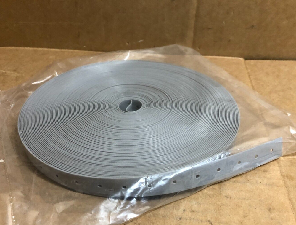Cambridge Perforated Hanging Strap 3/4" x 100' Polypropylene, Gray **