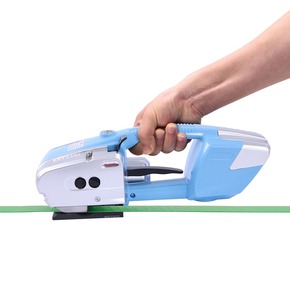 Electric PP/PET Strapper Strapping Device Handheld Packing Tool Battery Powered