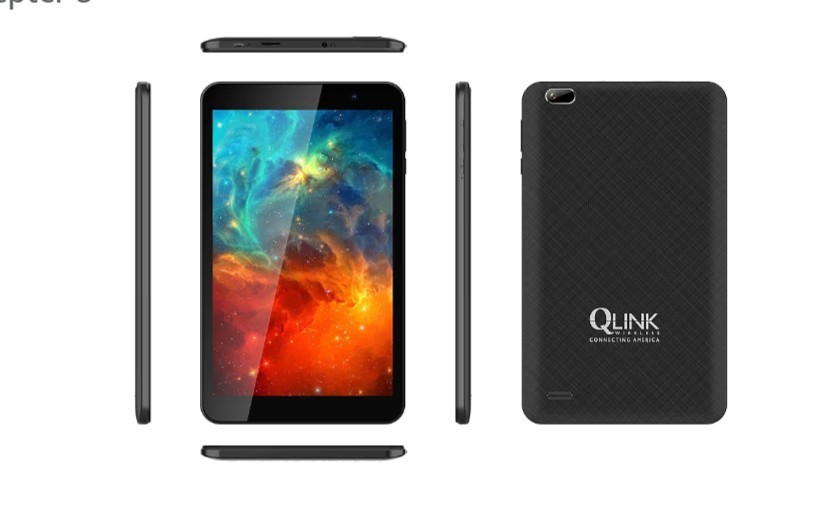 8" Septor 8 Black Tablet with HD Display