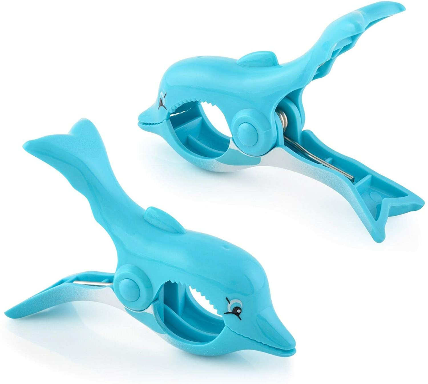 HNDTEK　Dolphin Beach Towel Clips, Set of 2