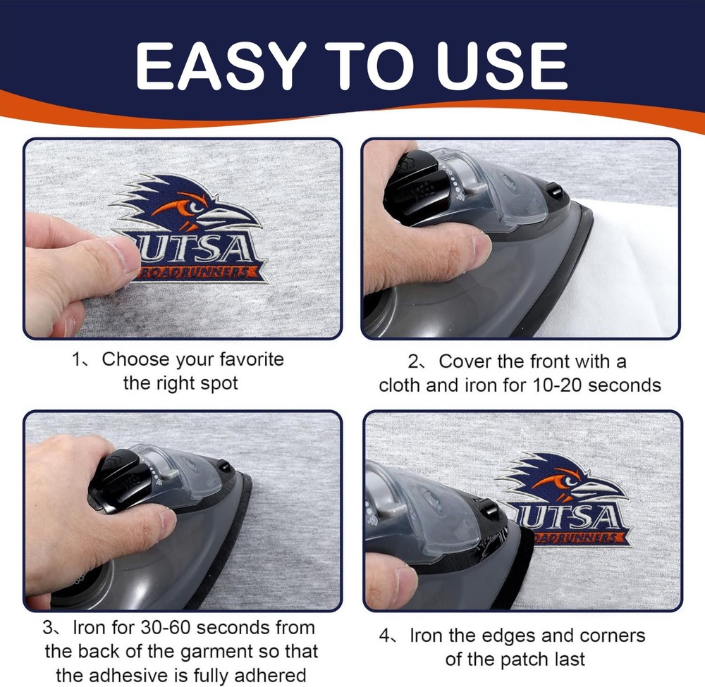 Roadrunners NCAA Team Logo Iron On Patch - Sew Patch - Embroidered Patch