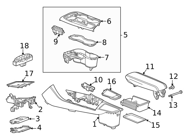 Genuine GM Shift Plate 42763695