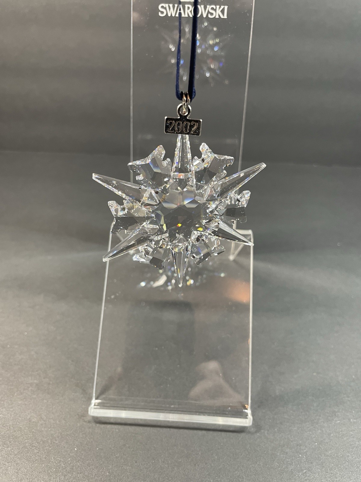Swarovski Crystal 2002 Large Annual Edition Christmas Holiday Ornament 288802