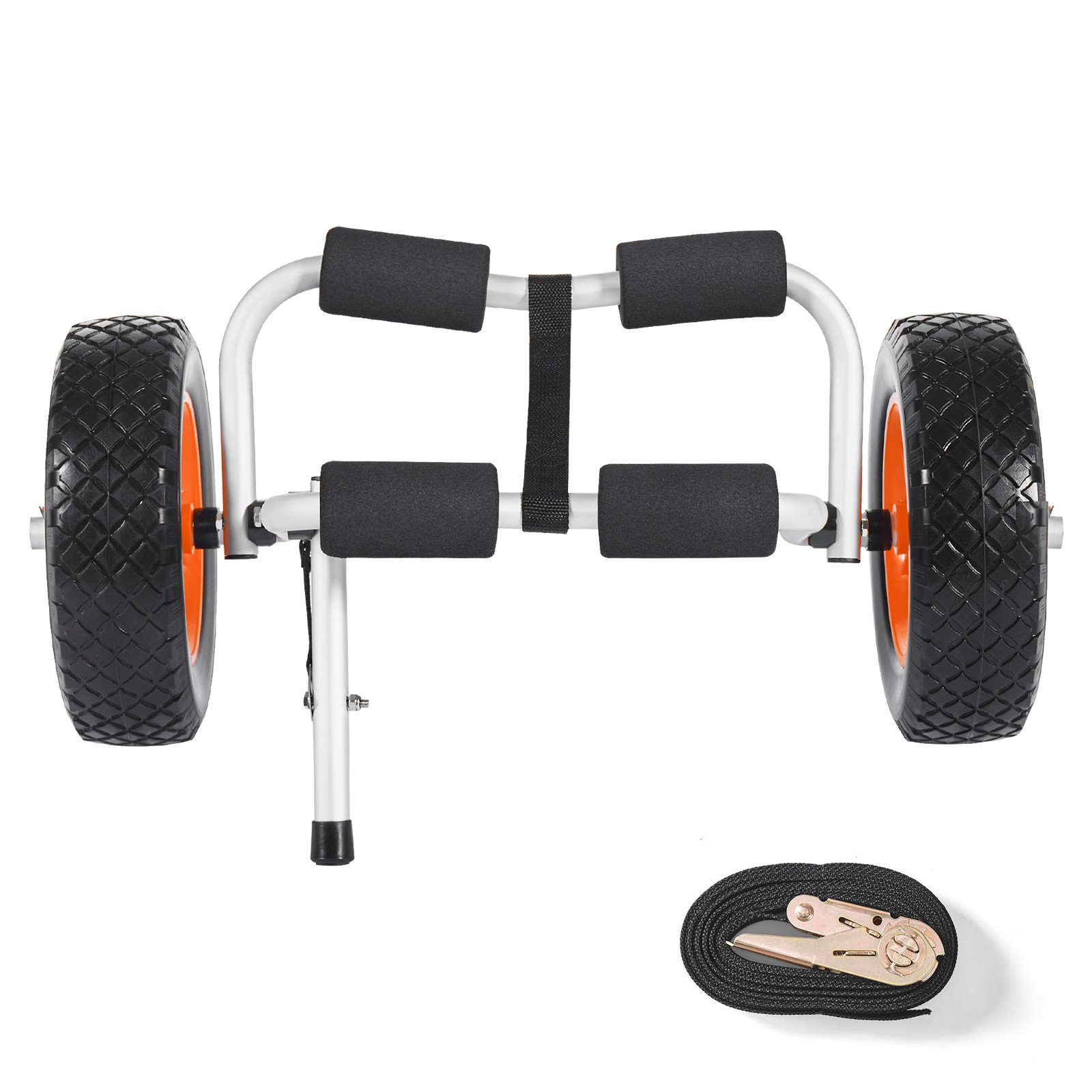 Uimoso Kayak Cart Carrier Foldable 200 lbs Capacity W/ 10" Durable Rubber Tires