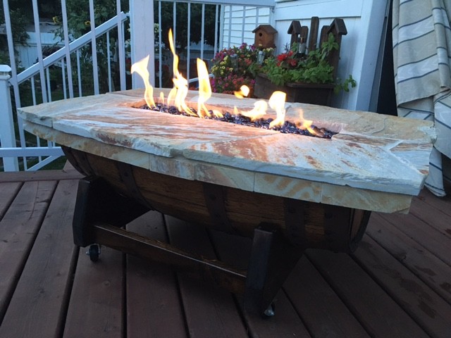 Easy DIY Complete Basic LP Gas Fire Pit Kit & Lifetime Warr 316 Stainless Burner