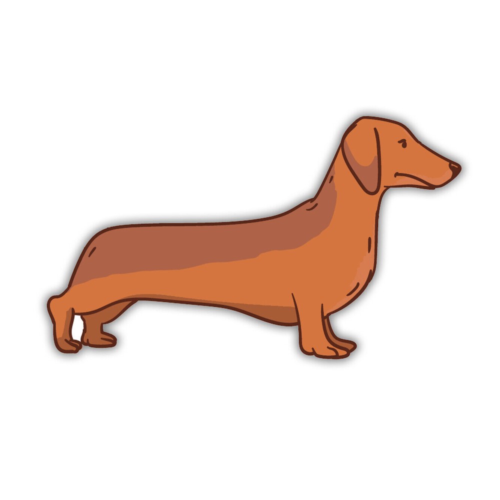 Dachshund Weiner Dog Sticker Decal