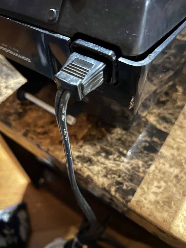 Commodore 207CB Electronic Adding Machine Awesome Color Scheme Powers On Used