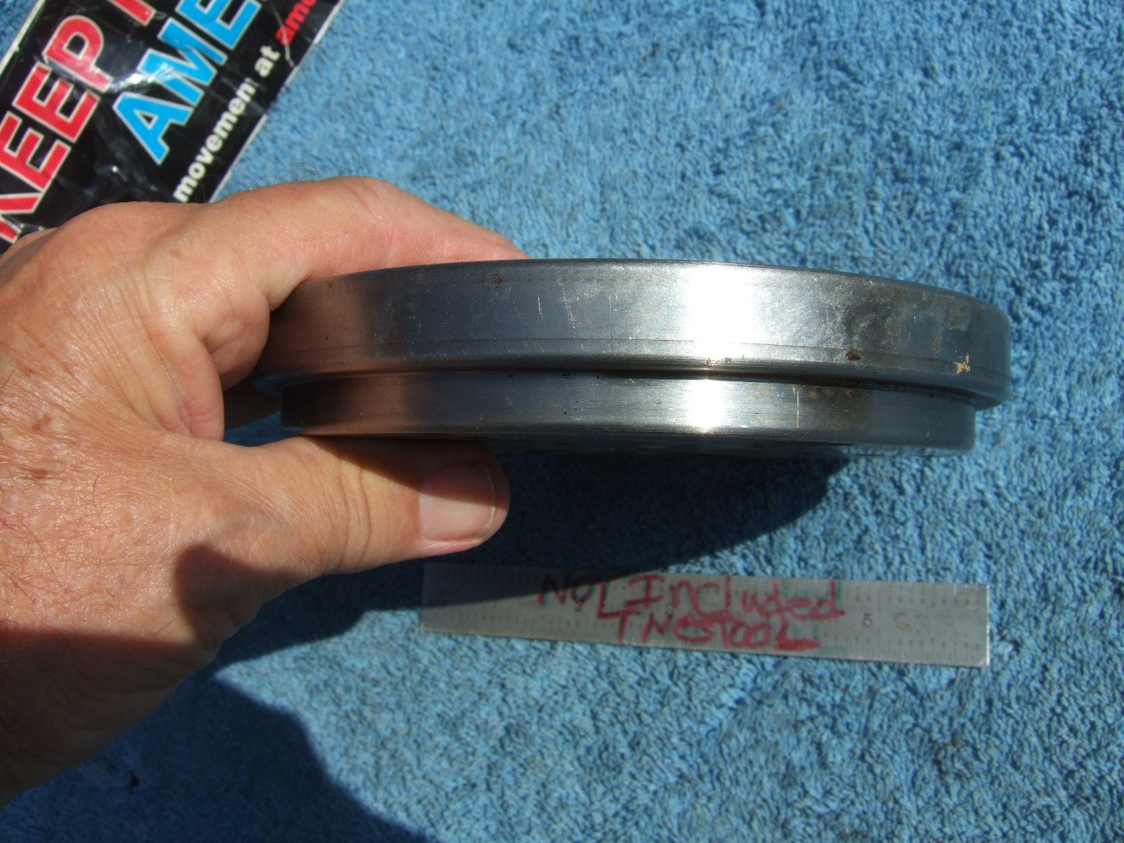 FIXTURE PLATE ROUND 6 inch TAPPED XLNT TOOLMAKER MACHINIST INSPECT GRIND MILL