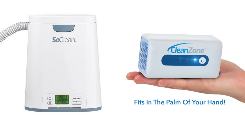Clean Zone Portable Multiuse CPAP Cleaner, Waterless Cleaning Machine Kit