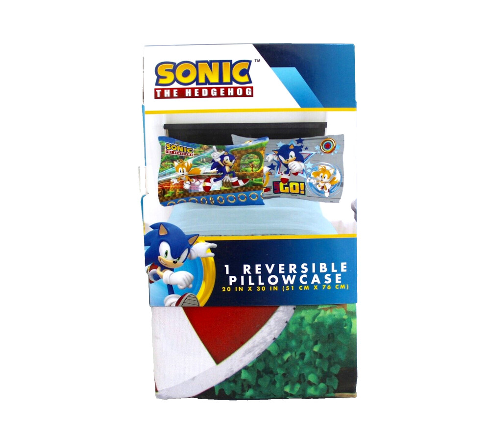 Sonic The Hedgehog One Standard Size Pillowcase Multicolor