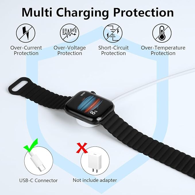 Lot Magnetic USB-C Charging Cable Charger for Apple Watch Series 4/5/6/SE/7/8/9