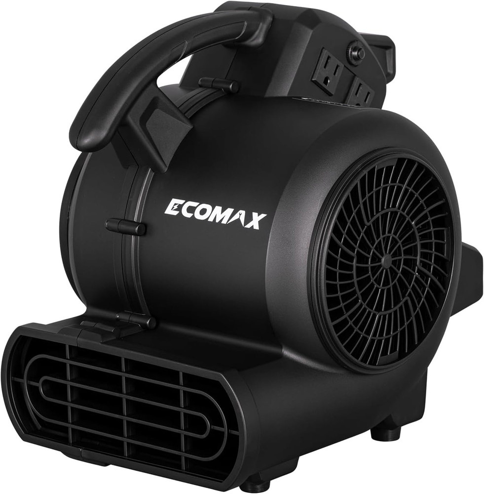 950 CFM Air Mover & Carpet Dryer - 3 Speeds, Stackable, Timer Function