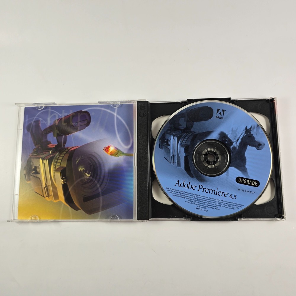 Adobe Premiere 6.5 For Windows - Upgrade Version - With Serial Number - READ