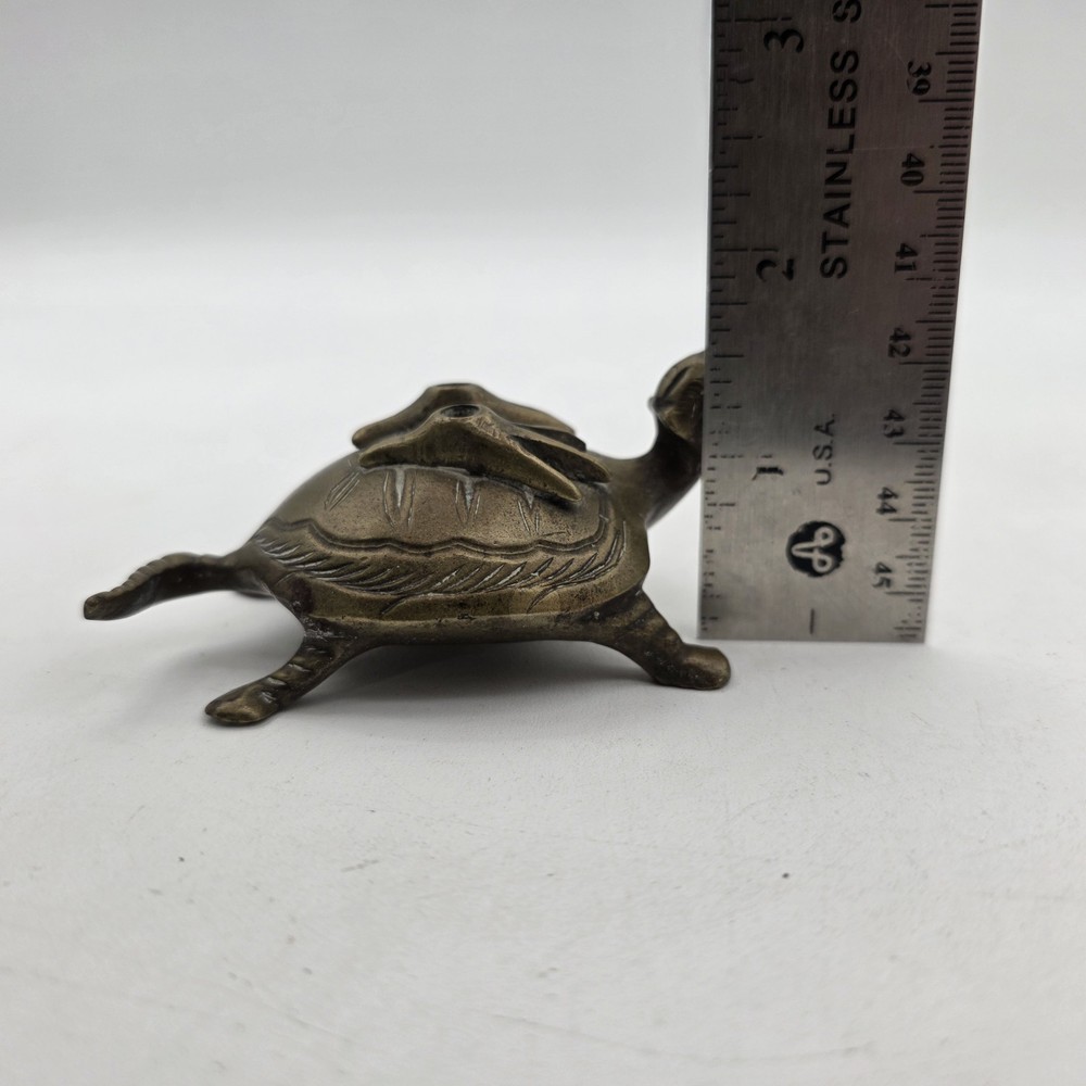 Vintage Bronze / Brass Turtle 3"