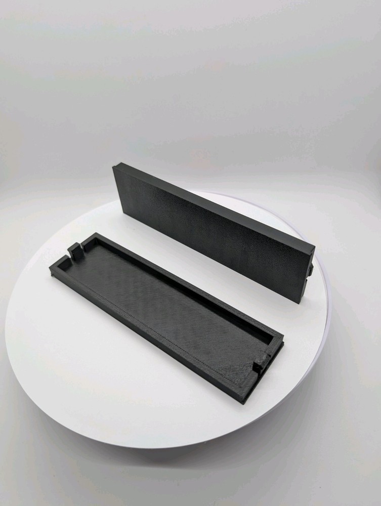 2x - 5.25 inch disk drive bay cover Solid black replacement