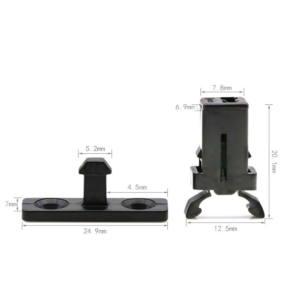 2X Replacement Car Sunglasses Holder Overhead Console Latch for Home Use