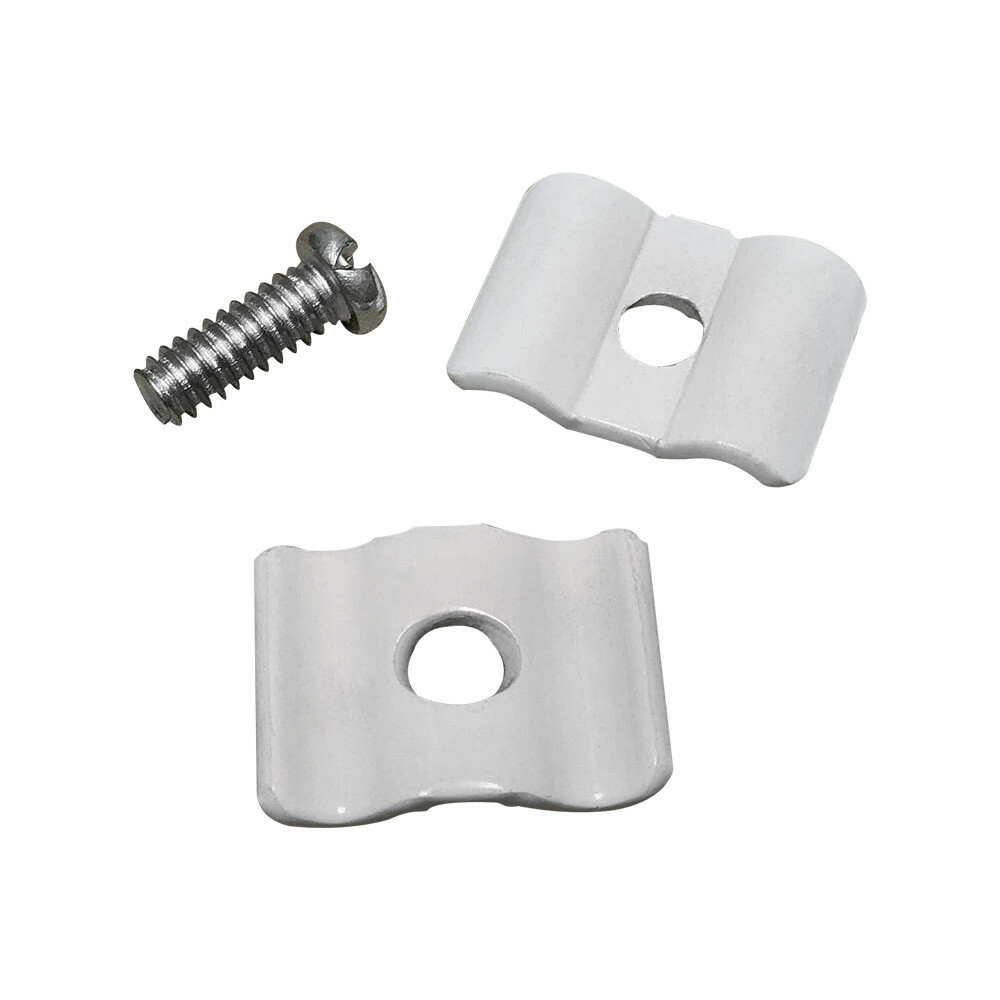 100 Pc WHITE Gridwall Joining Connectors Grid Panel Joiner Clips Joining Clamps