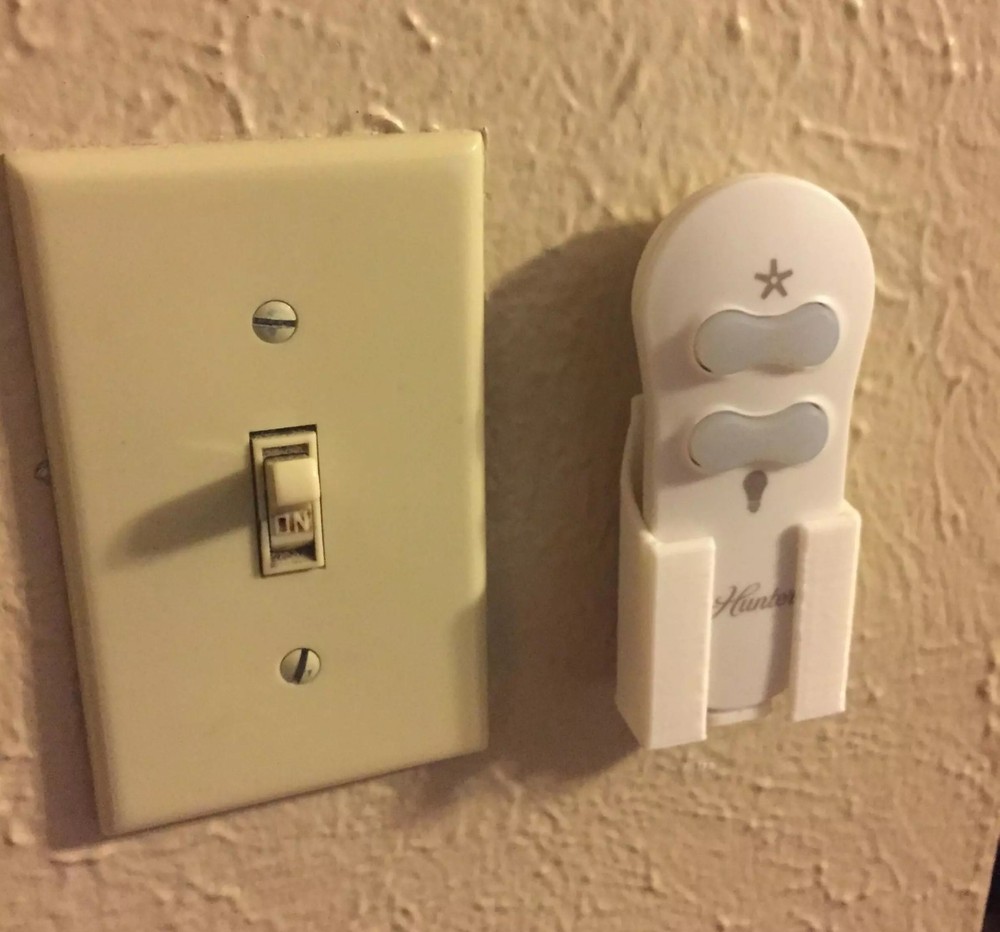 Hunter Fan Remote Control Holder Wall Mount - Secure & Convenient
