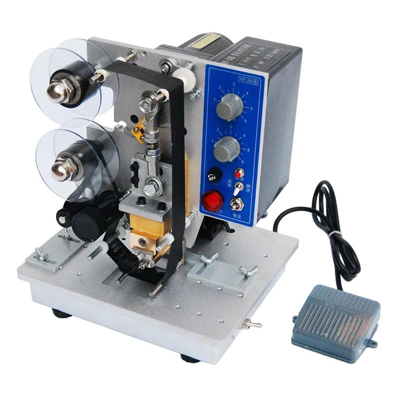 Semi-automatic Electric Hot Stamp Ribbon Code Printer Ribbon Coder HP-241B 220v