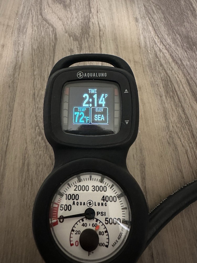 Aqua Lung Dive Computer I330R 2 Gauge Console