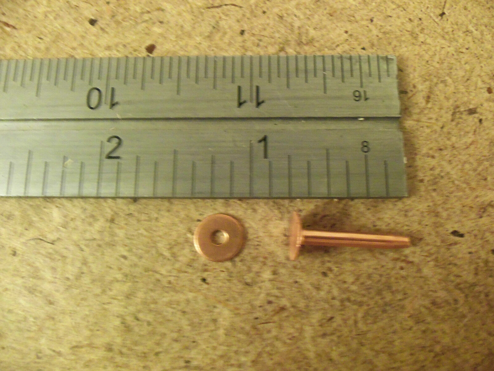 Copper Rivets & Burrs 3/4" 14 Gauge SCA (100 Pack)