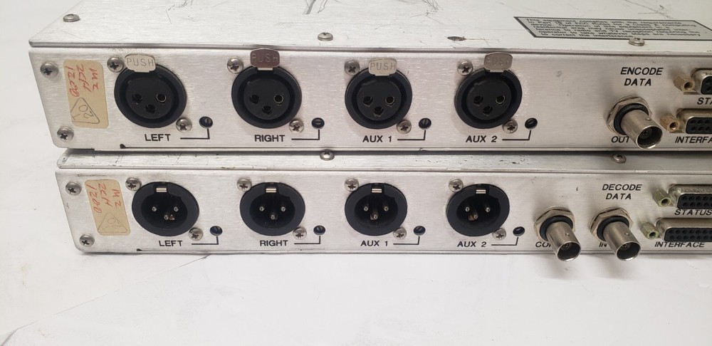 LOT OF 2 Moseley DSP-6000E Digital Encoder and DSP-6000D Digital Decoder SET