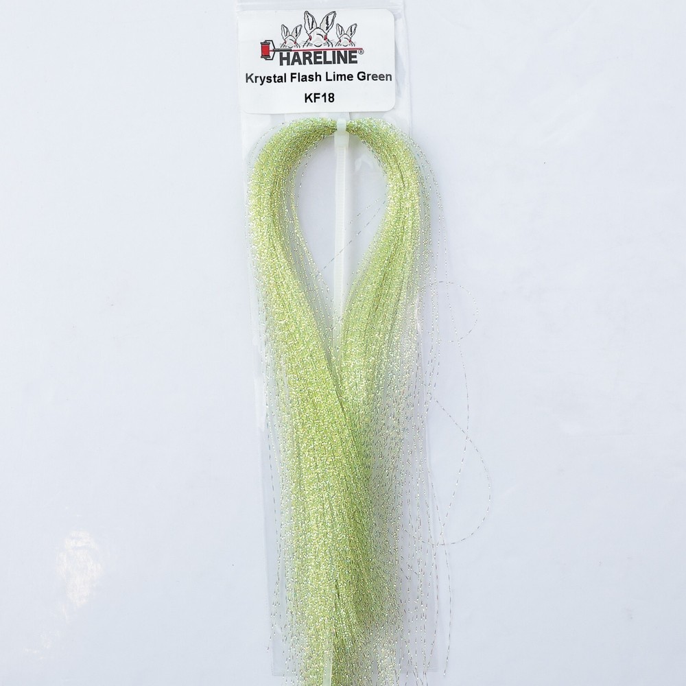 Hareline Krystal Flash - Flash Lime Green