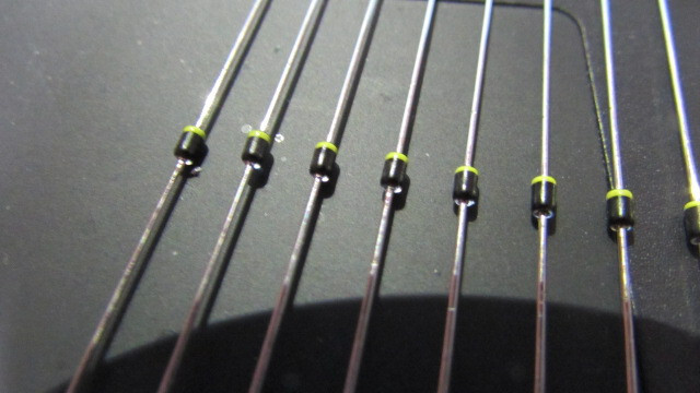 BB809 PHILIPS VHF Variable Capacitance Diode DO-34 (10 pieces) NOS Fast Ship USA