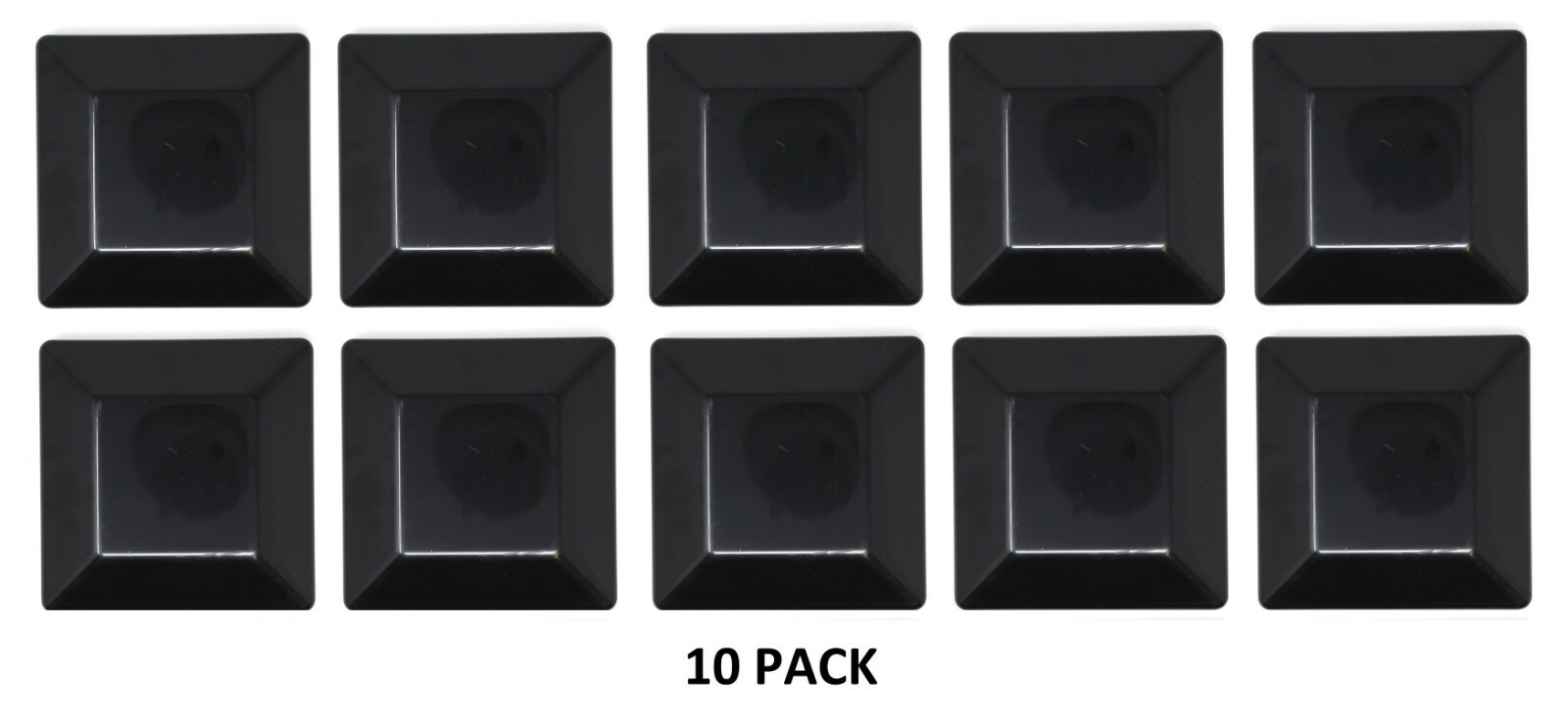 Plastic Fence Post Black Caps 6X6 (5-5/8" x 5-5/8")