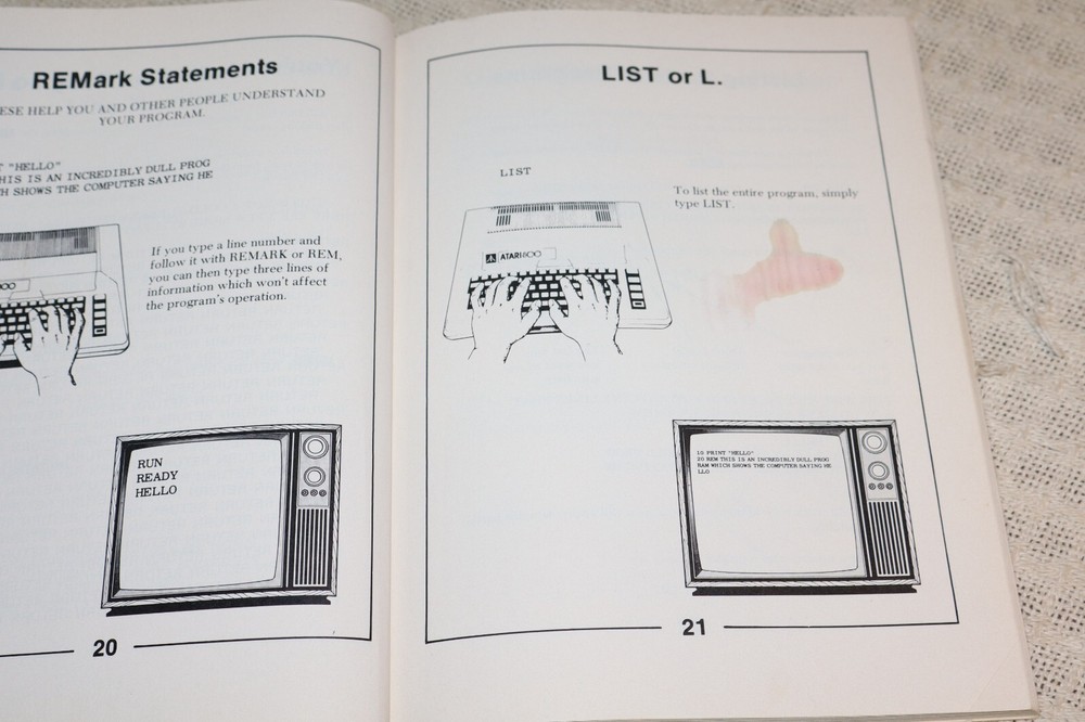 1983 Inside Atari Basic Book by Bill Carris