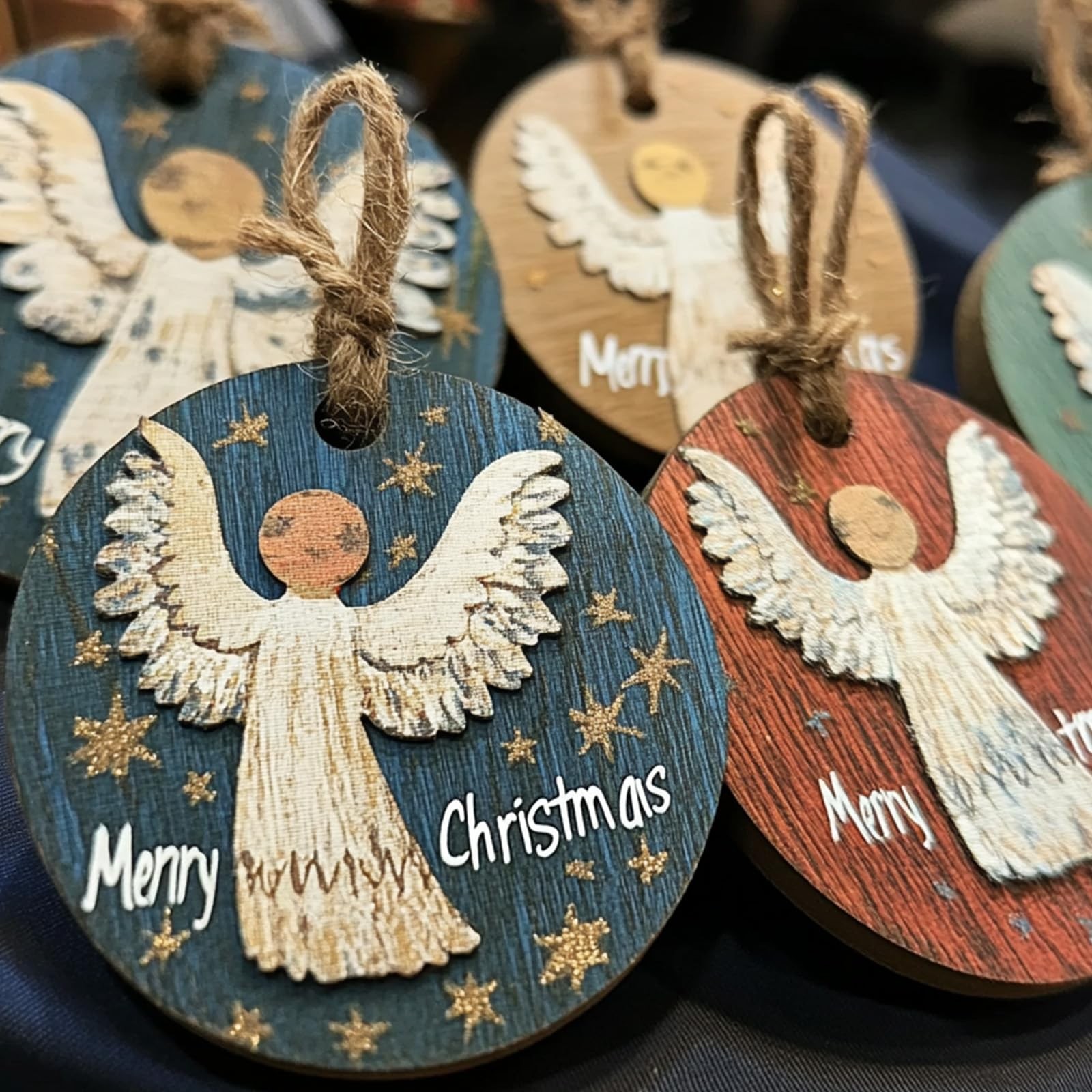 30 Pcs 3 Inch Unfinished Wood Circles Round Blank Wooden Discs for DIY Crafts