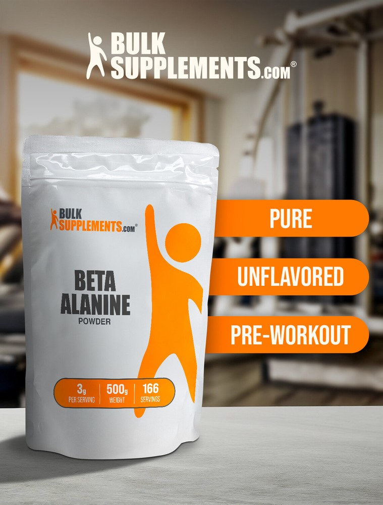 BulkSupplements Beta Alanine Powder - 3g Per Serving