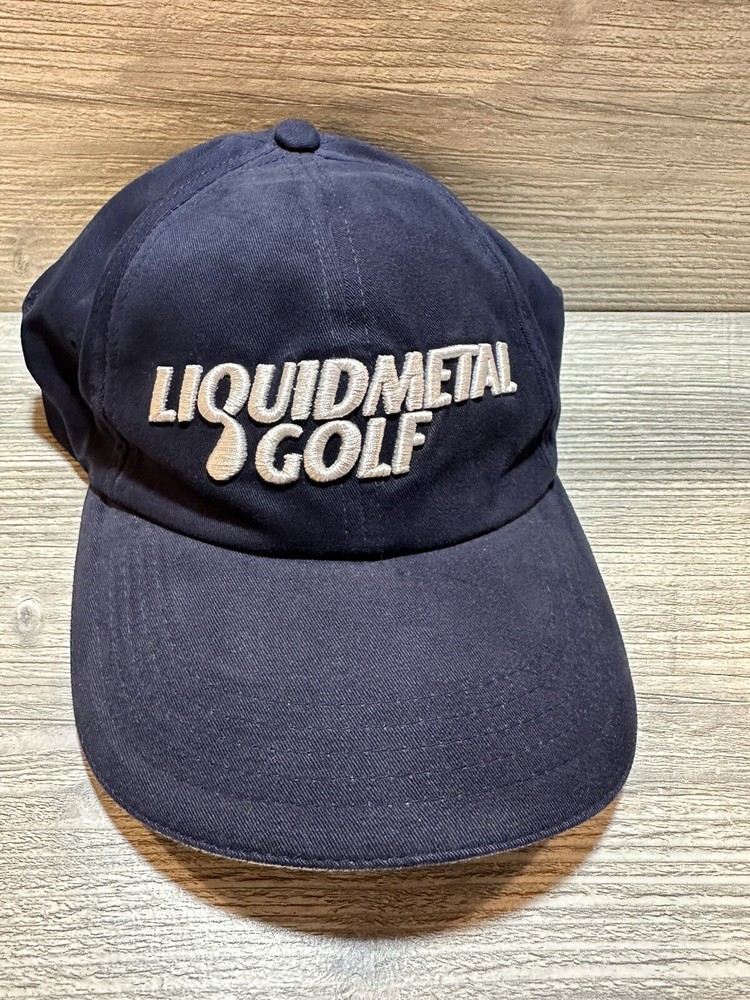 Liquid Metal Golf Hat Strap Back