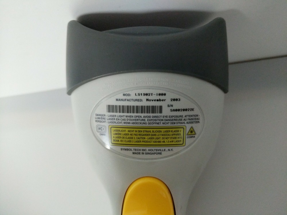 Symbol LS1982T-1000 Laser Barcode Untested