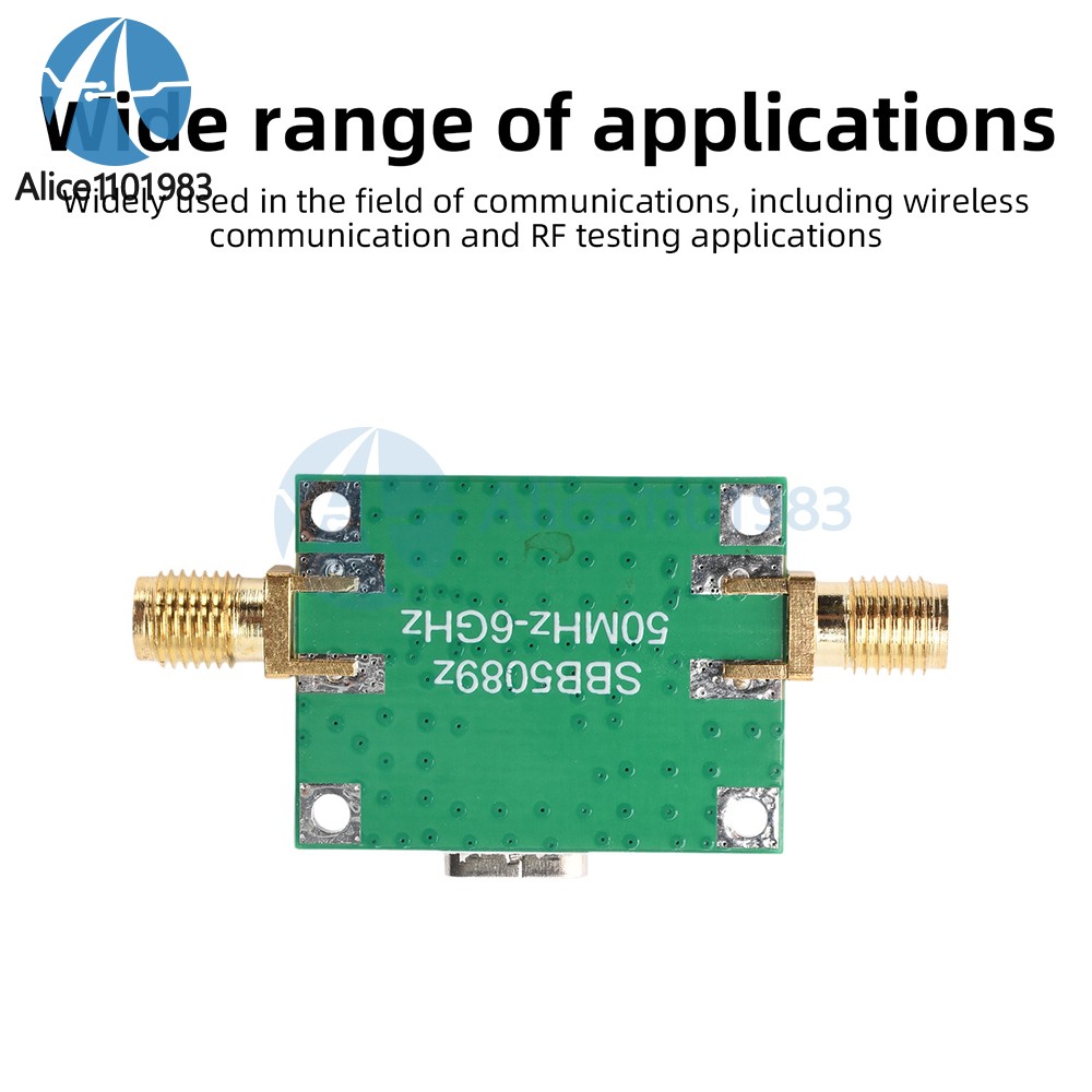 DC 5V SBB5089 Gain 20dB RF Module 5MHz~6GHz RF Power Amplifier Front-end module