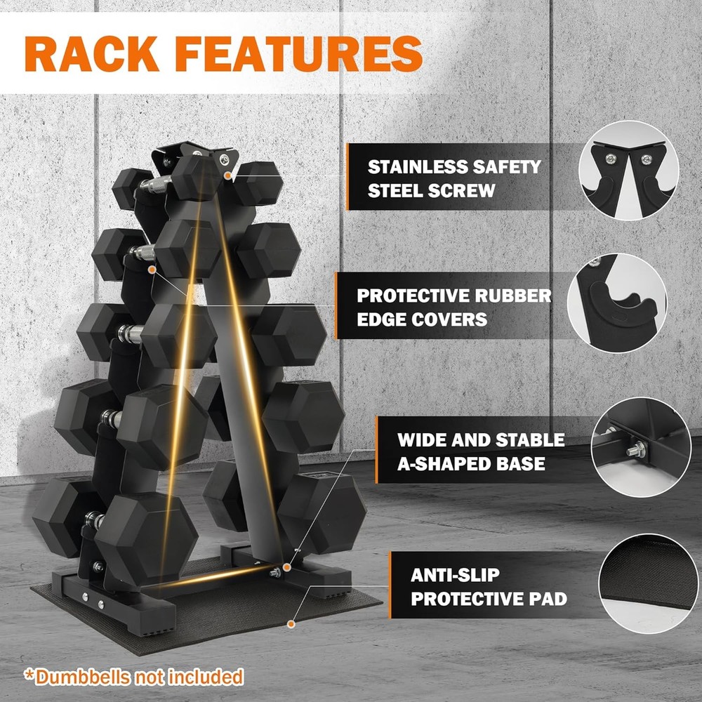 A-Frame Dumbbell Weight Rack | Color Series