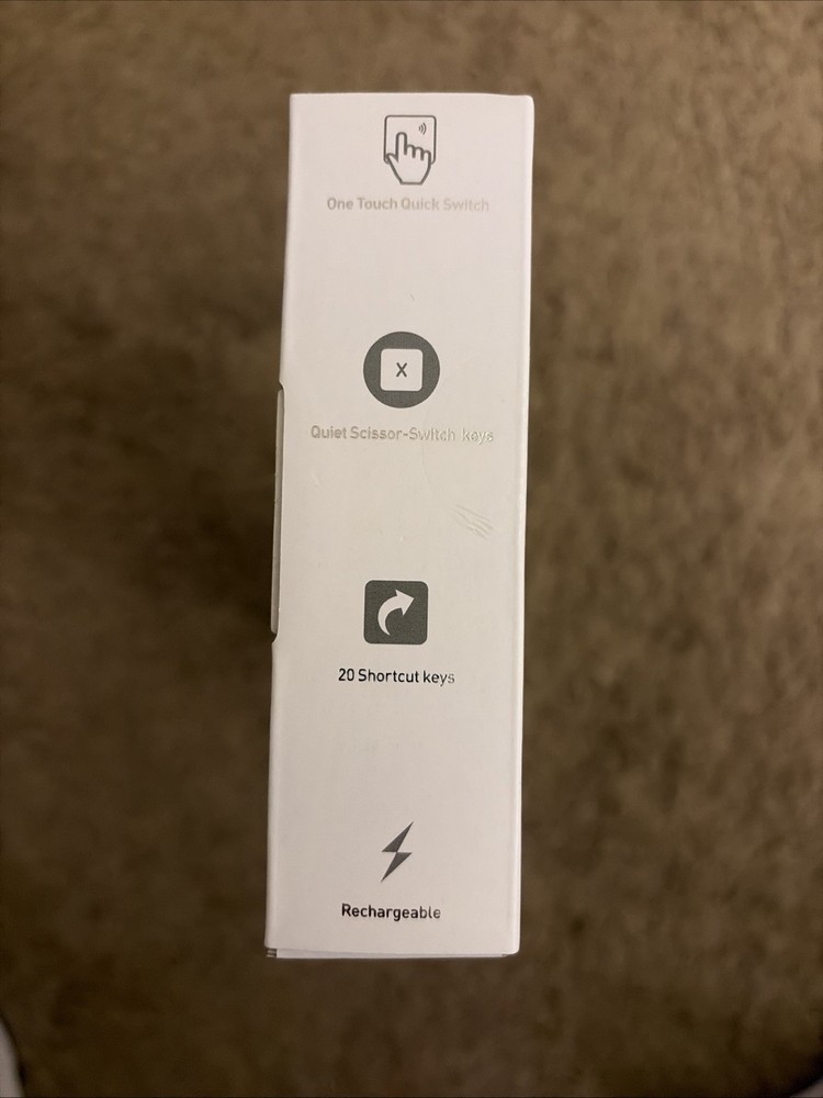 Macally Space Gray Bluetooth Wireless Keyboard And Mouse For Mac Multi Device