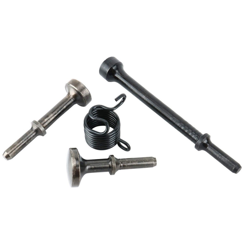 4Pcs Air Hammer Bits Set Smoothing Pneumatic Chisel Drill Attachments and Spring