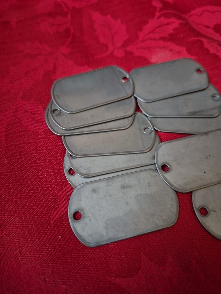WWII US Army Blank Dog Tags